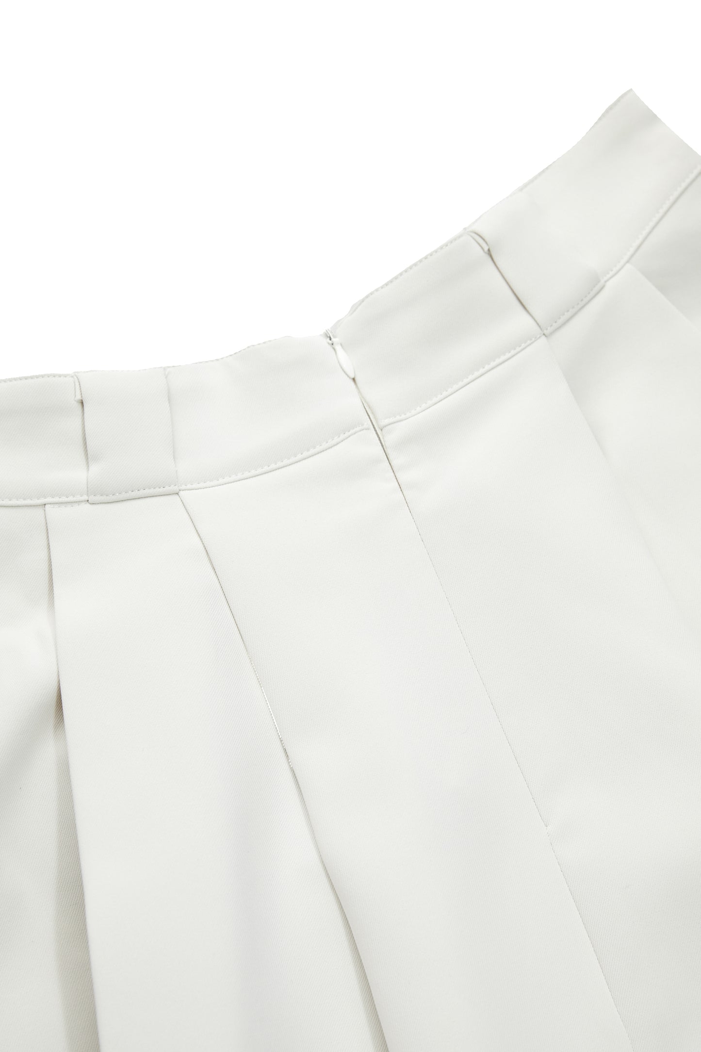 Preppy style A-line skirt-white