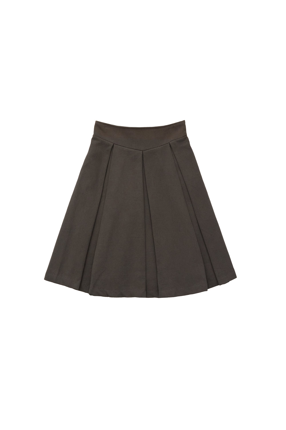 I-fold slim skirt-iron gray